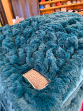 Load image into Gallery viewer, Ruched Faux Fur Blanket