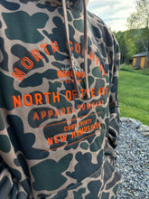 Load image into Gallery viewer, Custom Embroidered North Country Original Unisex Duck Camo Heavyweight Hoodie