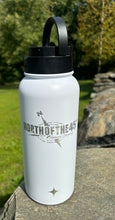Load image into Gallery viewer, Stainless Steel Water Bottle with Flip Lid & Sport Straw Lid