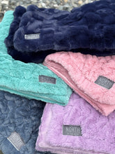 Load image into Gallery viewer, Ruched Faux Fur Blanket