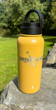 Load image into Gallery viewer, Stainless Steel Water Bottle with Flip Lid & Sport Straw Lid
