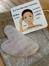 Load image into Gallery viewer, Gua Sha Stone Facial Massage Tool