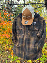 Load image into Gallery viewer, Hooded Quilted Flannel Jacket
