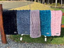 Load image into Gallery viewer, Ruched Faux Fur Blanket

