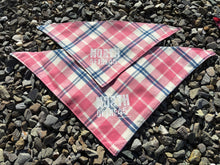Load image into Gallery viewer, Plaid Pet Bandanas
