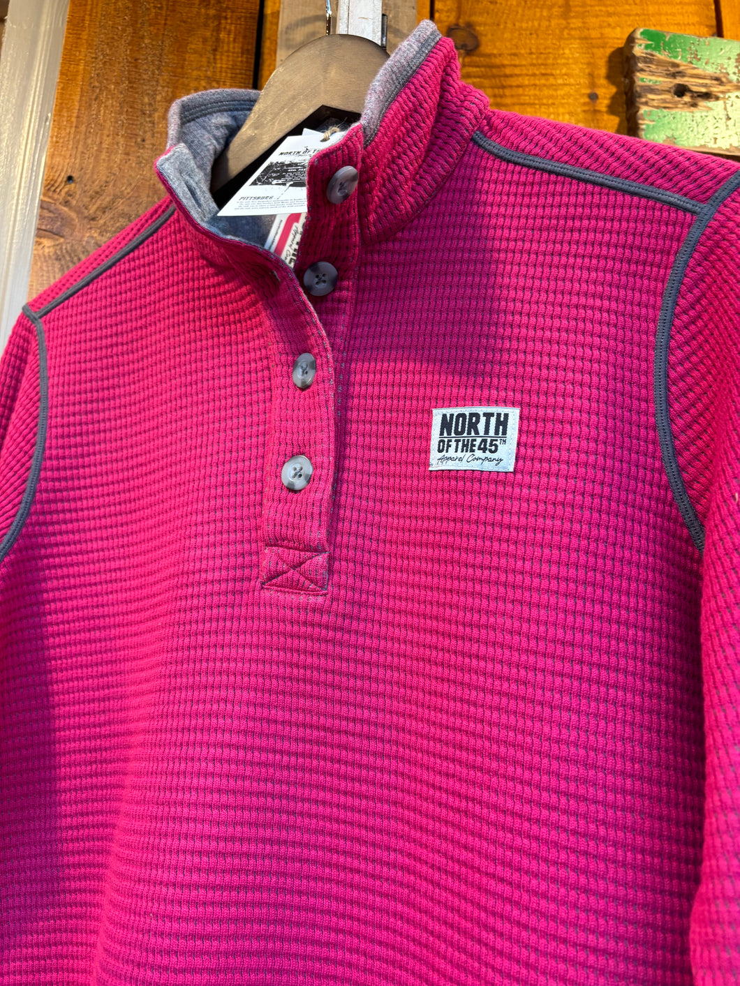 Women’s Waffle Button Up