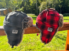 Load image into Gallery viewer, Plaid Aviator Winter Hat
