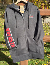 Load image into Gallery viewer, Adventure Awaits Unisex Full Zip Up Hoodie
