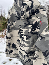 Load image into Gallery viewer, Unisex Snow Camo Heavyweight Hoodie
