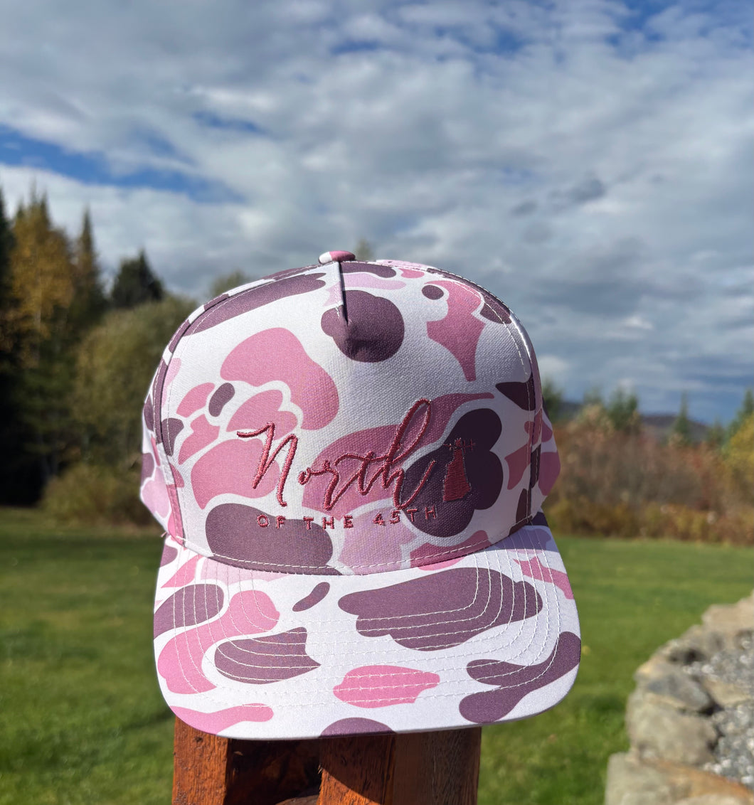 Pink Duck Camo SnapBack Hat