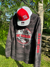Load image into Gallery viewer, Adventure Awaits Black Camo Hoodie
