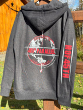 Load image into Gallery viewer, Adventure Awaits Unisex Full Zip Up Hoodie
