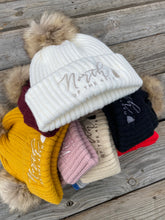 Load image into Gallery viewer, Fluffy Pom Pom Ball Knit Winter Beanie

