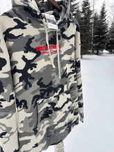 Load image into Gallery viewer, Unisex Snow Camo Heavyweight Hoodie
