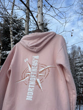 Load image into Gallery viewer, Unisex Lightweight Compass Logo Hoodie

