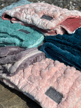 Load image into Gallery viewer, Ruched Faux Fur Blanket
