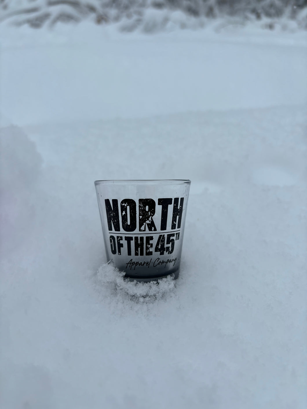 North of the 45th Shot Glasses