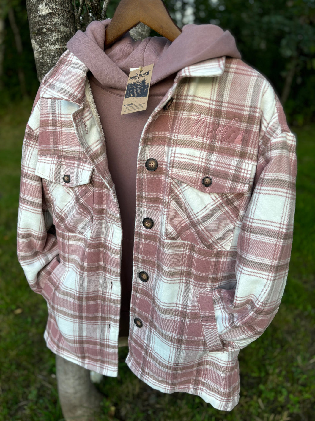 Women’s Sherpa Lined Flannel Jacket