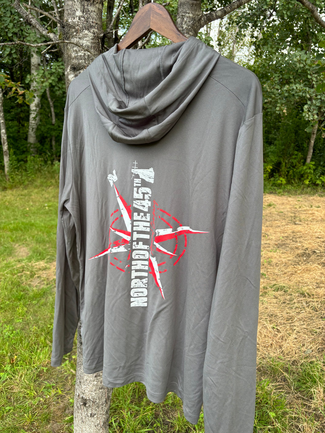 Hooded Moisture Wicking Long Sleeve UPF 50