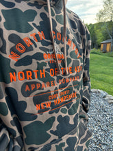 Load image into Gallery viewer, Custom Embroidered North Country Original Unisex Duck Camo Heavyweight Hoodie
