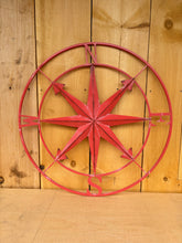 Load image into Gallery viewer, Distressed Metal Compass Rose

