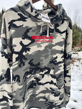 Load image into Gallery viewer, Unisex Snow Camo Heavyweight Hoodie
