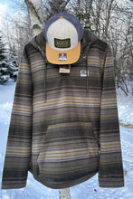 Load image into Gallery viewer, Men’s Micro-Fleece Hooded Snap Pullover
