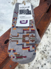 Load image into Gallery viewer, Aztec Knit Winter Mittens
