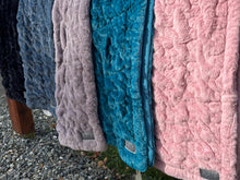 Load image into Gallery viewer, Ruched Faux Fur Blanket
