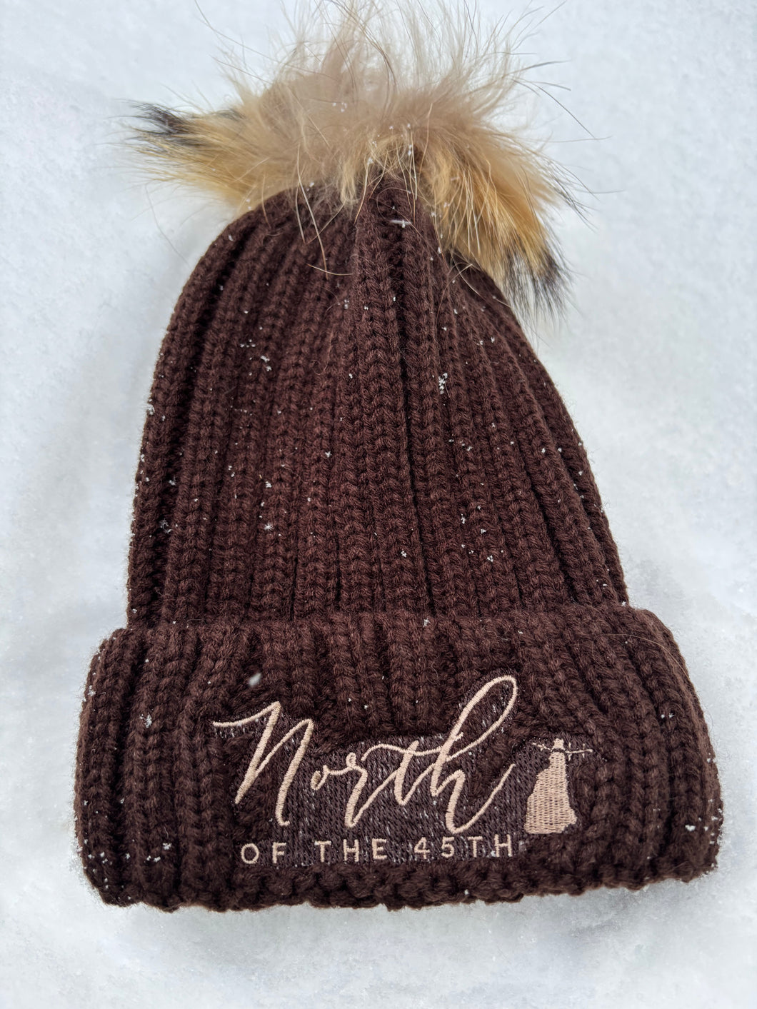Fluffy Pom Pom Ball Knit Winter Beanie