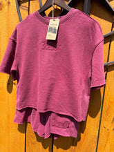 Load image into Gallery viewer, Women’s Raw Edge Top and Shorts Set
