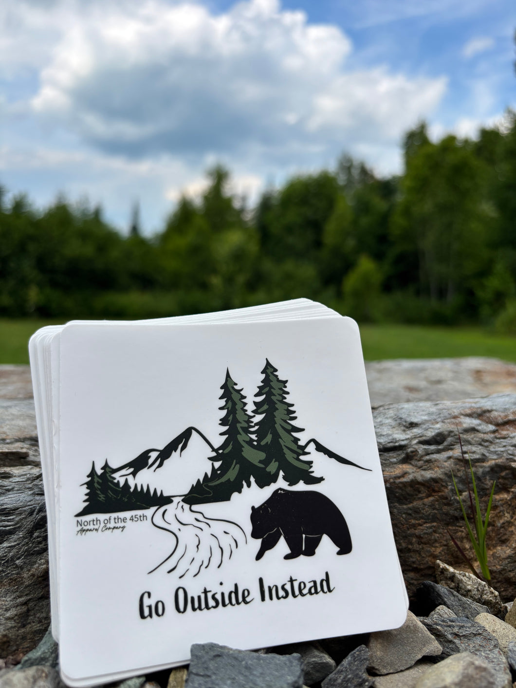 Go Outside Instead Sticker