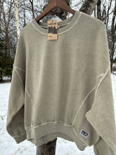 Load image into Gallery viewer, Organic Pigment Washed Oversized Crewneck
