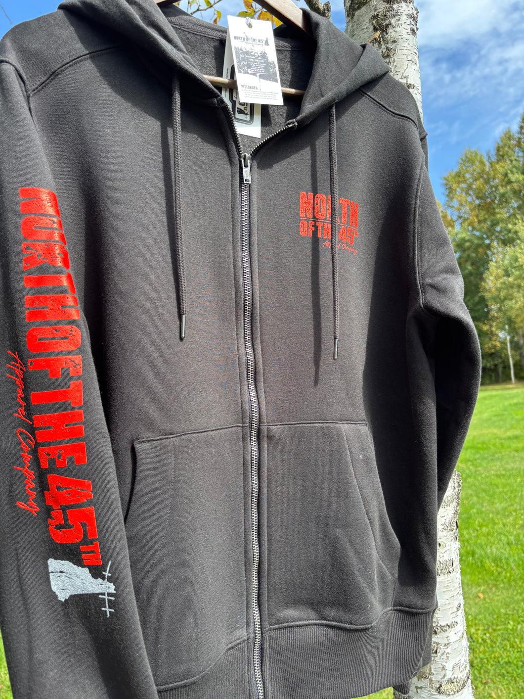 Classic Logo Full Zip Up Hoodie
