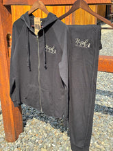 Load image into Gallery viewer, Women’s Embroidered Lightweight Zip Up Hoodie
