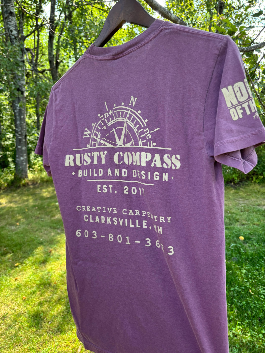 Rusty Compass Vintage Washed T-Shirts