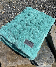 Load image into Gallery viewer, Ruched Faux Fur Blanket
