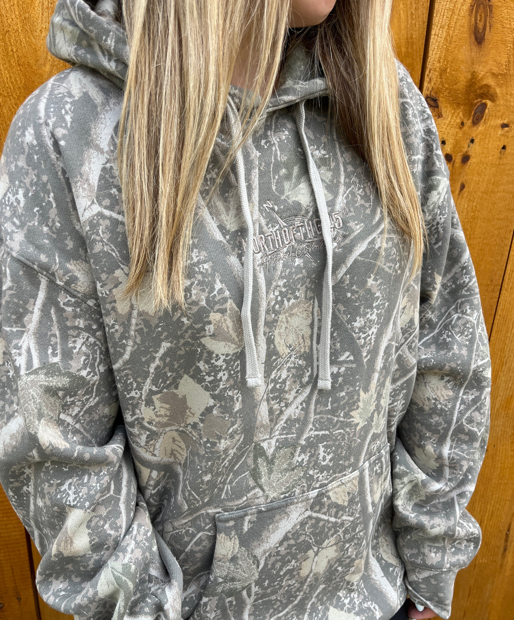 Embroidered Deadwood Camo Unisex Hoodie