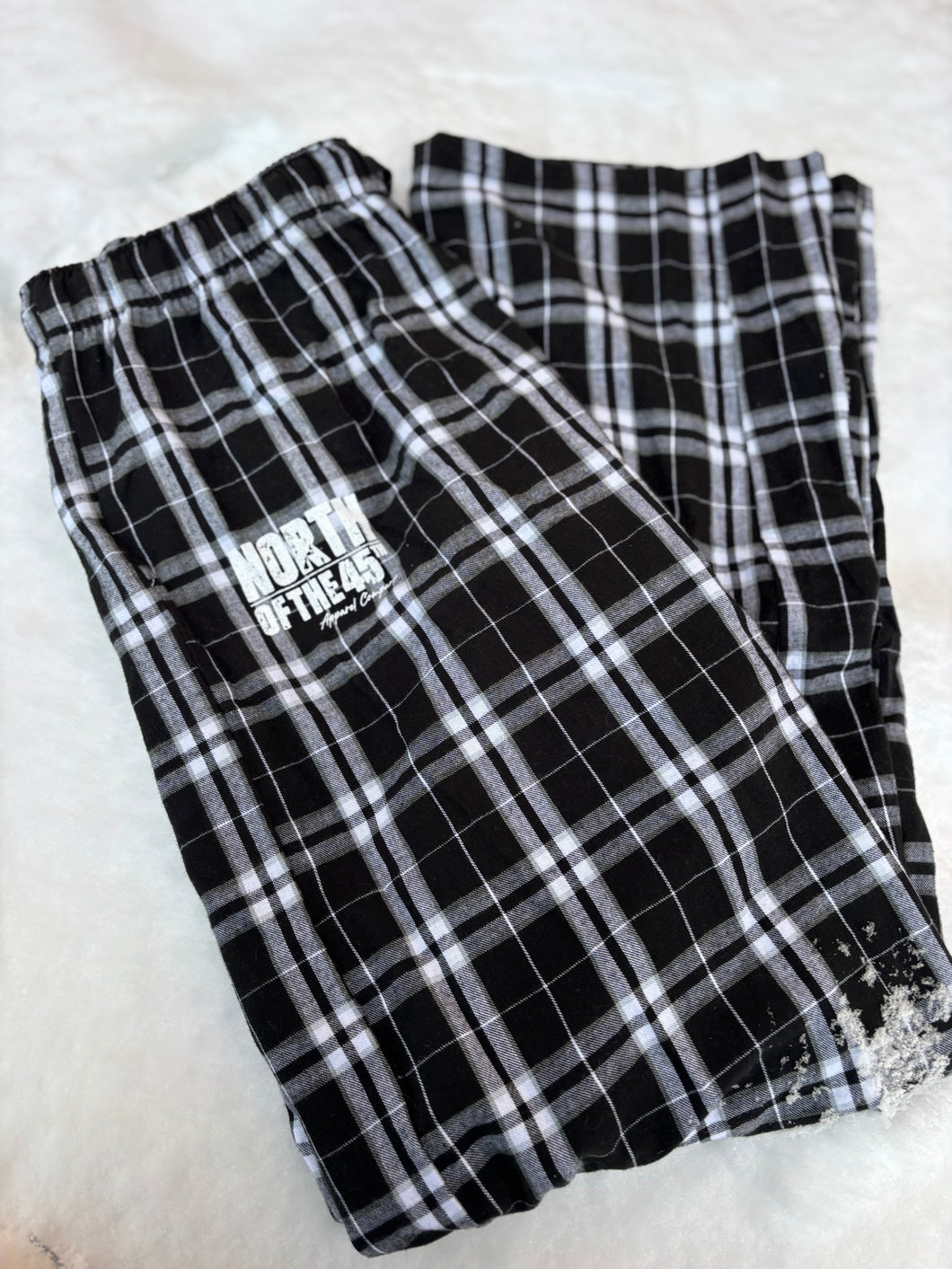 Men’s Straight Leg Plaid Pajama Pants