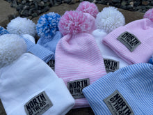 Load image into Gallery viewer, Newborn Pom Pom Hospital Hats
