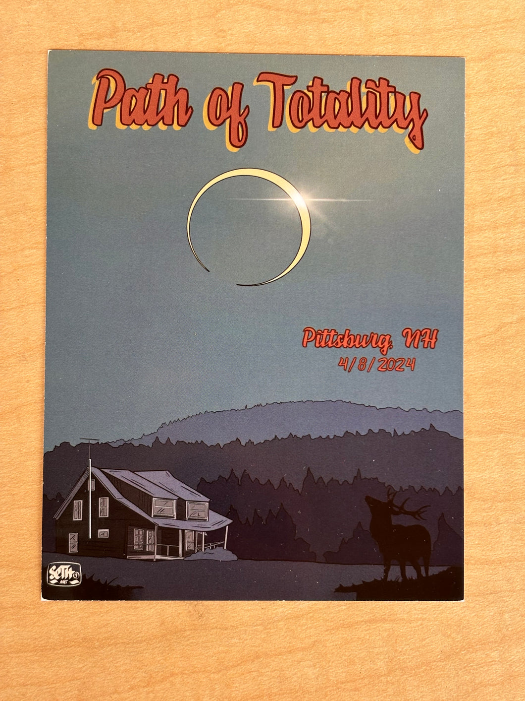 Path of Totality Postcard