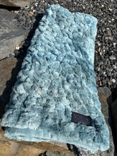 Load image into Gallery viewer, Ruched Faux Fur Blanket
