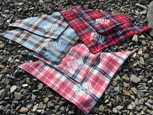 Load image into Gallery viewer, Plaid Pet Bandanas
