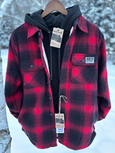 Load image into Gallery viewer, Men’s Sherpa Lined Flannel Jacket
