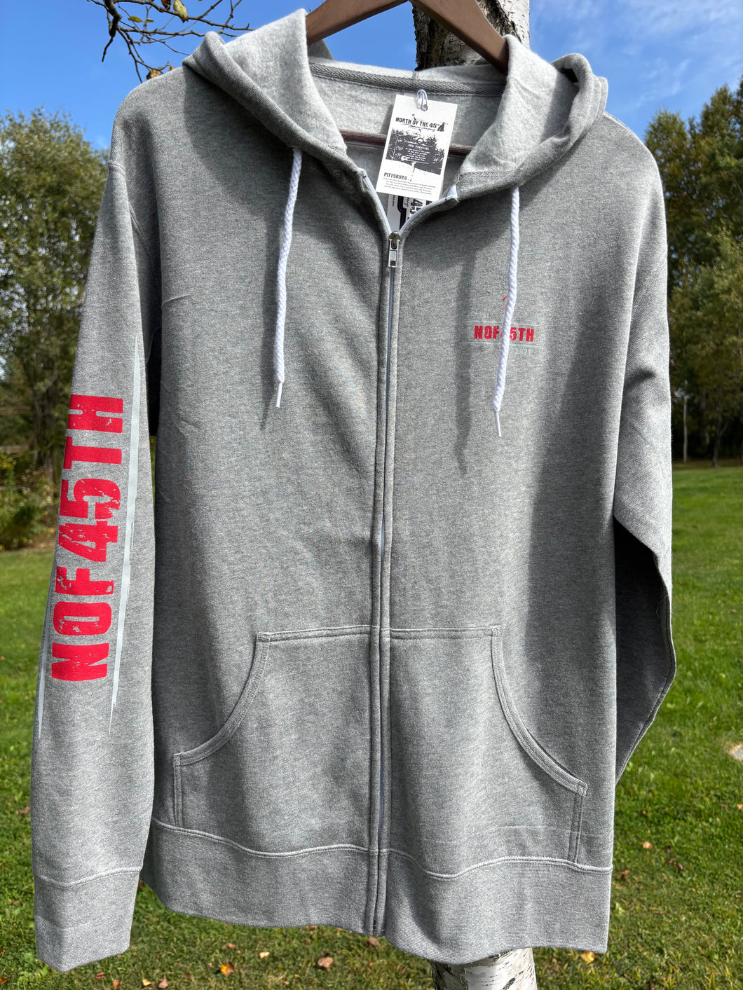 Adventure Awaits Lightweight Zip Up Hoodie