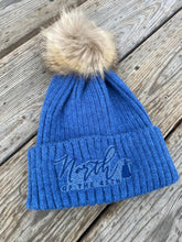 Load image into Gallery viewer, Fluffy Pom Pom Ball Knit Winter Beanie
