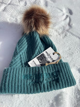 Load image into Gallery viewer, Raised Knit Pom Pom Winter Hats/Removable Pom Pom

