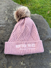 Load image into Gallery viewer, Raised Knit Pom Pom Winter Hats/Removable Pom Pom
