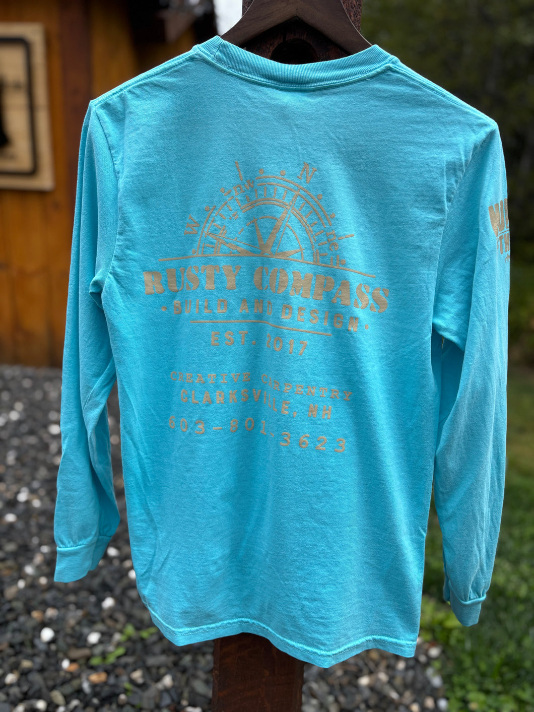 Rusty Compass Vintage Washed Long Sleeve T-Shirt