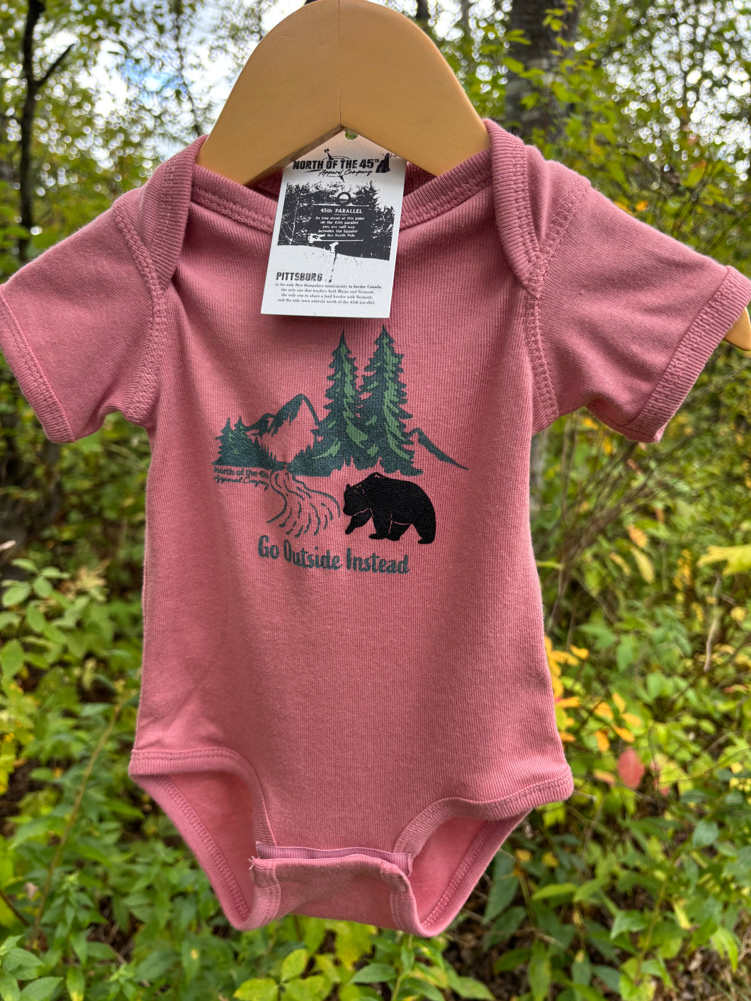Go Outside Instead Baby Onesie